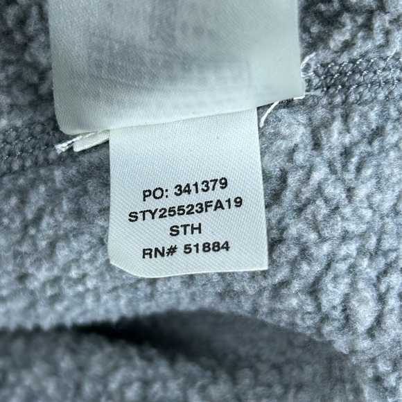 Patagonia Mens Better Sweater LARGE Gray 1/4 Zip Fleece Pullover Jacket Hiking - Picture 14 of 16